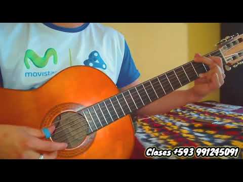 Pasillo Ecuatoriano/🇪🇨 Tutorial Guitarra/ Como tocar Paso A Paso / Ritmo, Acordes, Bajos + Llamadas