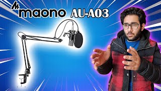 Video thumbnail for MAONO AU-A03 | Unboxing & Review | Full Setup Guide | Comparison with other budget MICs by Venom's Tech