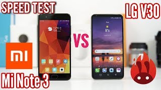 Xiaomi Mi Note 3 VS LG V30 Speed Test - SD660 vs SD835