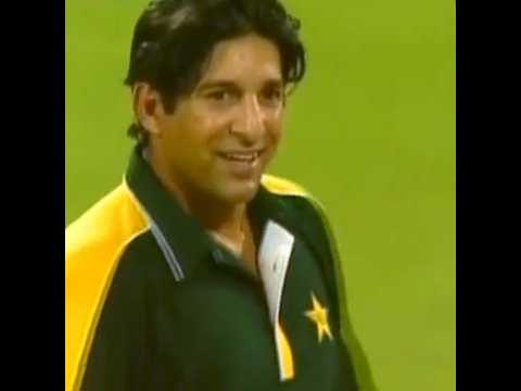 Wasim Akram Vs Sachin Tendulkar - Perfect Reply With A Slower Delivery