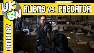 UKGN10 - Aliens Vs Predator [PS3] First level gameplay