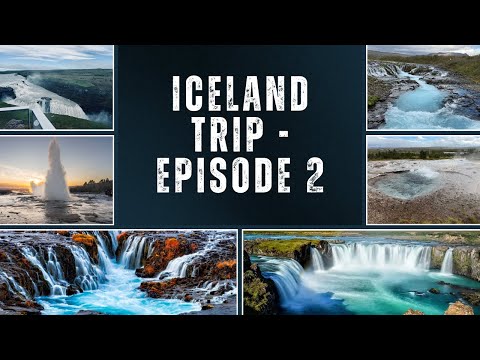 Golden Circle Iceland Adventure | Strokkur Geyser & Gullfoss Falls in 4K - Iceland series| Episode 2