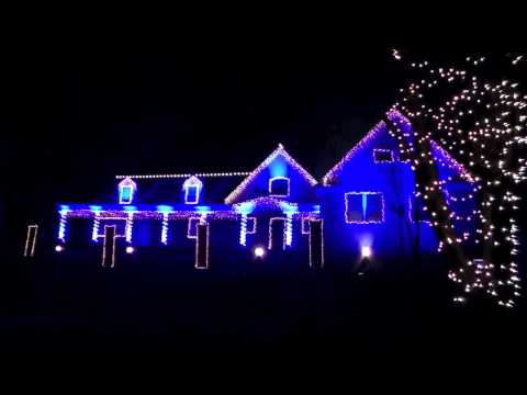 Crazy Christmas Light Show 2013