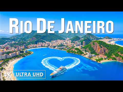 Rio de Janeiro 4K UHD 🇧🇷 | Copacabana, Christ the Redeemer & Brazil’s Most Beautiful City Escape