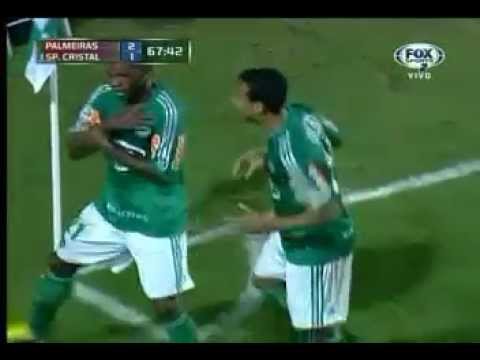 Golazo de Patrick Vieira (Pal) - Palmeiras 2 Vs 1 Sp. Cristal - Copa Libertadores 2013