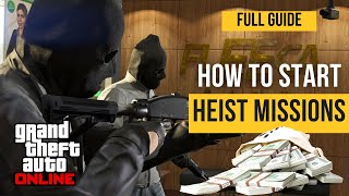 How to Start Heist Missions in GTA 5 Online 2024 | How to Make Money Fast with GTA V Heist