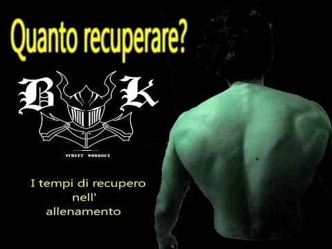Tempo di recupero: quanto recuperare? - BK Street Workout