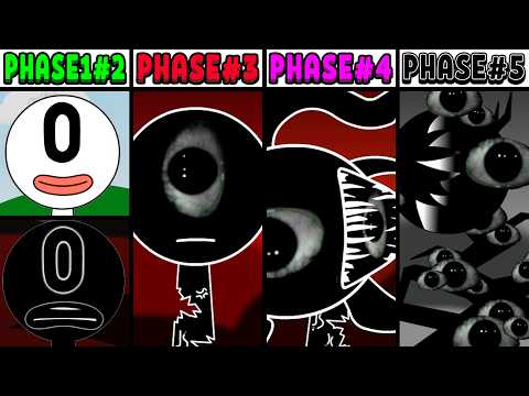 Alle Phasen in New Incredibox Sprunki Oc of Zero: Von Phase 1 bis Phase 5