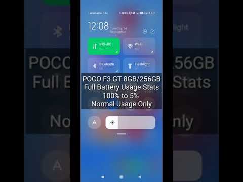 Poco F3 GT 5000mah Full Battery Usage Stats Normal Usage