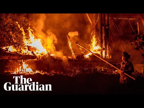 California wildfires: unprecedented 'extreme red flag warning' issued as blazes spread Video