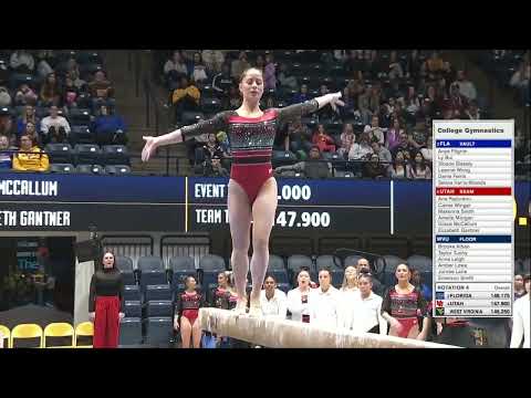 Ana Padurariu 9.925 Beam Utah vs Florida & WVU 2-2-25