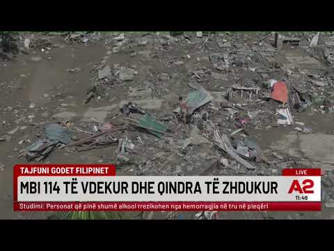 Tajfuni godet Filipinet, mbi 114 të vdekur dhe qindra të zhdukur