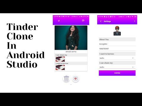 Tinder Clone | Dating App | Choose Login & Register | Android Studio | Part 2