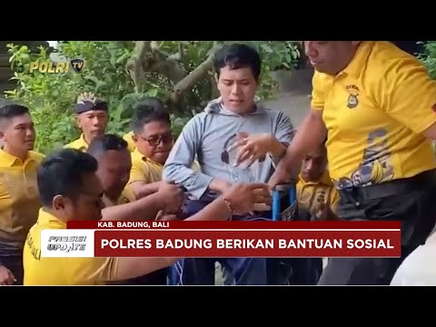 PRESISI UPDATE: HARI BHAYANGKARA KE 79, POLRES BADUNG BERIKAN BANTUAN SOSIAL 15/06/2025 20.00