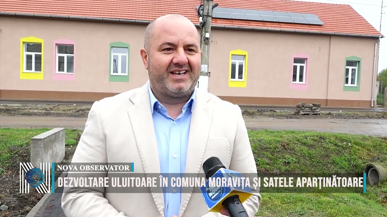 DEZVOLTARE ULUITOARE ÎN COMUNA MORAVIȚA ȘI SATELE APARȚINĂTOARE