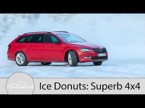 Ice Donuts: Skoda Superb Sportline 4x4 (On Board) - Autophorie