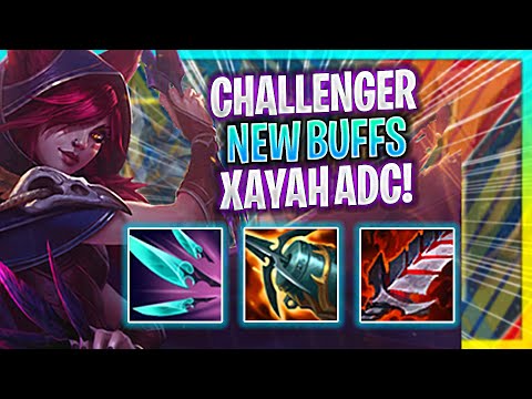 CHALLENGER TRIES XAYAH WITH NEW BUFFS! | Challenger Plays Xayah ADC vs Varus! | Season 2023