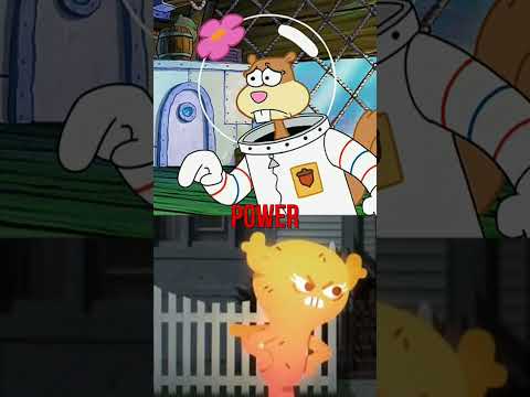 Sandy Cheeks vs Penny Fitzgerald #shorts #versus #battle #tawog #sandycheeks #penny #spongebob