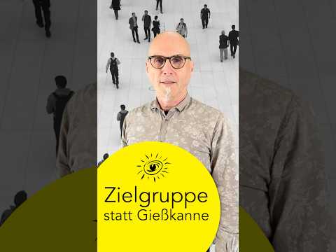 🎯 Zielgruppenmarketing statt Gießkanne – wer alle will, kriegt keinen! 💸