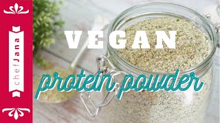 WHOLE-FOOD PLANT-BASED HOMEMADE PROTEIN POWDER FOR SMOOTHIES... AND FOR EVERYTHING ELSE! GLUTEN-FREE