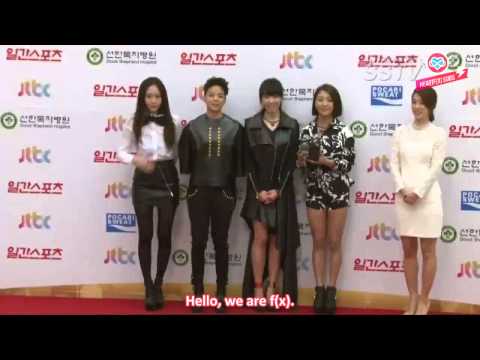 [HeartfxSubs] 140116 f(x) - The 28th Golden Disk Awards Red Carpet (eng)