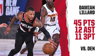 [高光] Damian Lillard  45 Pts VS Nuggets