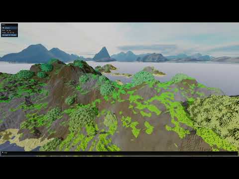 Voxel Islands | Voxel world gen experiments