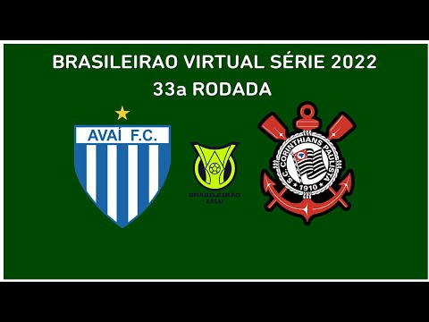 Brasileirao virtual série A 2022 / 33a rodada