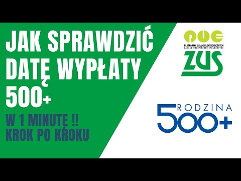 Jak sprawdzić datę wypłaty 500+ - krok po kroku