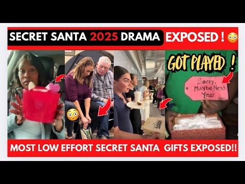 SECRET SANTA DRAMA 2025 !😱| Fake Smiles, Real Disappointment!