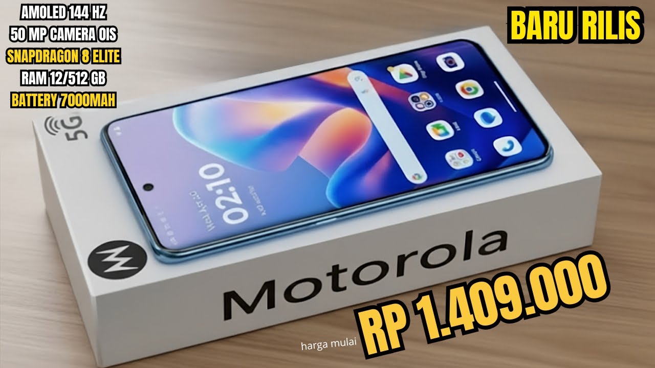 BARU SAJA LAUNCHING‼️7000mAh, RAM 12/512 GB | HP MOTOROLA TERBARU 2025