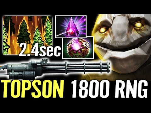 🔥 TOPSON Tiny 1800 Range Tree Volley — Octarine + Seer Stone Aghanim MAX RANGE Heavy Gun Dota 2 Pro