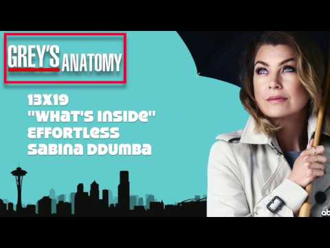 Grey's Anatomy Soundtrack - "Effortless" by Sabina Ddumba (13x19)