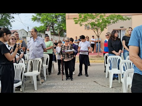 Presentación de la Bandera Oficial de Obispo Trejo. 22/10/2025 - Parte 1 de 3