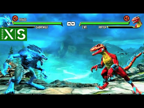 Sabrewulf vs Riptor (Very Hard) - Killer Instinct