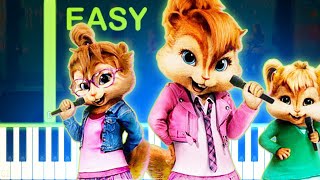 The Chipettes - Single Ladies - EASY Piano Tutorial