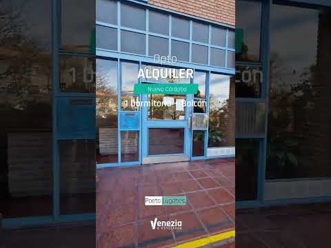 ¡Alquiler en Nueva Córdoba! 1 dormitorio con balcón 📍🏢 #alquilerescordoba