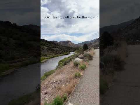 On My Way to an Ocular Visit… I Found THIS Serene Spot in Pilar, NM