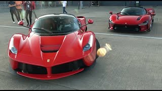 300+ Ferrari's take on SilverStone! Daytona SP3, 812 Competizione, Purosangue, La Ferrari and More!