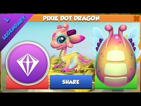 Legendary PIXIE DOT Dragon Hatching + Battles! - DML #846