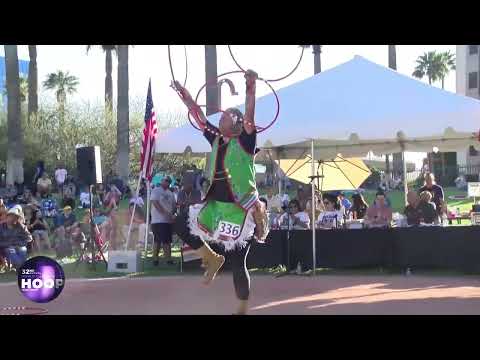 Beany John 2nd Place Adult Division 2022 Hoop Dance Championship