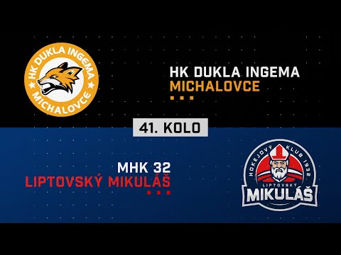 41.kolo HK Dukla INGEMA Michalovce - MHK 32 Liptovský Mikuláš HIGHLIGHTS