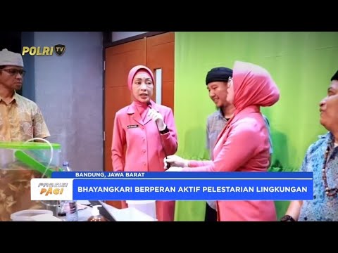 BHAYANGKARI DAERAH JAWA BARAT MENGGELAR PELATIHAN DAN SOSIALISASI ECO ENZYME