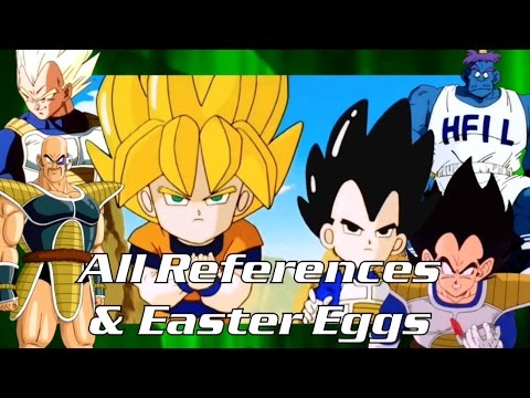 DBZ Kai - TeamFourStar Scene (All References & Easter Eggs)