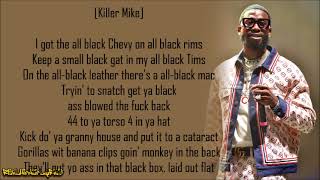 Gucci Mane - Black Tee ft. Bun B, Jeezy, Killer Mike, Jody Breeze, 4-Tre & Lil Scrappy (Lyrics)