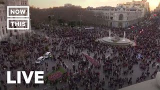 Thousands Join International Women's Day Protest in Spain — LIVE | NowThis