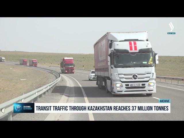 Kazakistan üzerinden gerçekleştirilen transit taşımacılık 37 milyon tona ulaştı