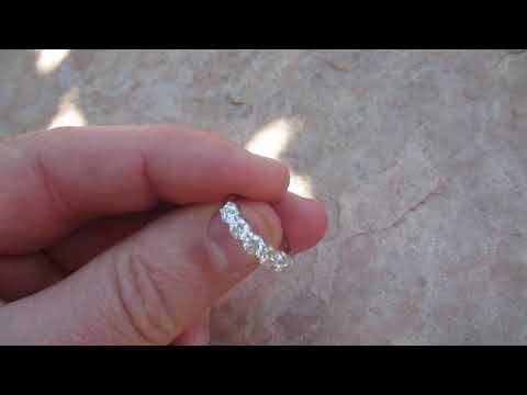 Platinum 5 Stone Diamond Short Video 1
