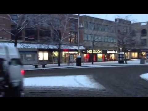 Snow in central Taunton 8am 18/1/13