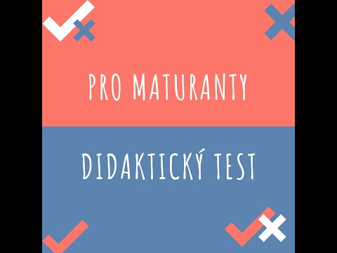 Čeština na pohodu: DIDAKTICKÝ TEST